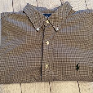 Brown Houndstooth Shirt